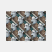 Couverture Polaire Kitten blanc (Devant (Horizontal))