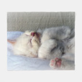 Couverture Polaire Kitten endormi (Devant (Horizontal))