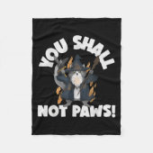 Couverture Polaire Kitten Meow Parody Movie Funny Cat Wizard You Shal (Devant)