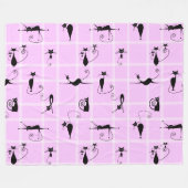 Couverture Polaire Kitties (Devant (Horizontal))