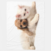 Couverture Polaire Kitty et Pup (Devant)