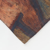 Couverture Polaire Klee Expressionniste Forêt Abstraite Art Moderne (Coin)