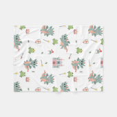 Couverture Polaire Knights Fairytale Médiéval Castle Nursery (Devant (Horizontal))