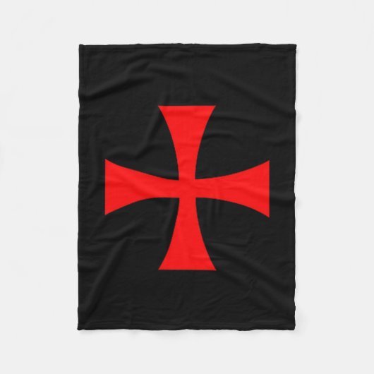 Couverture Polaire Knights Templar Cross Catholic Christian Order The (Devant)
