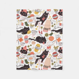Couverture Polaire Knitter