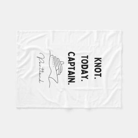 Couverture Polaire Knot Today Captain Cruise Outfit Portland Oregon (Devant (Horizontal))