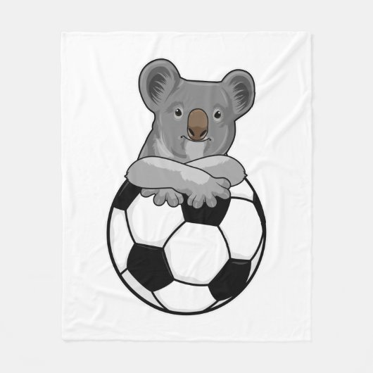 Couverture Polaire Koala au Soccer Sports (Devant)