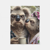 Couverture Polaire Koala Couple (Devant)