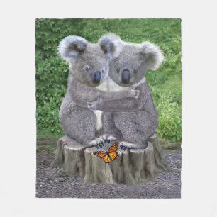 COUVERTURE POLAIRE KOALA HUGGIES DE BÉBÉ