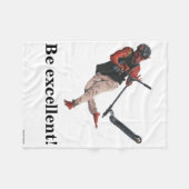 Couverture Polaire Kobold Scooter Tricks Imaginaire Art Fleece Blanke (Devant (Horizontal))