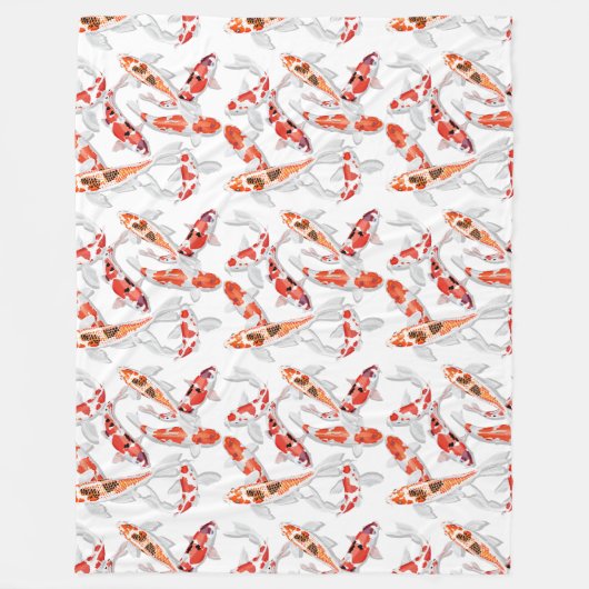 Couverture Polaire Koi (Devant)