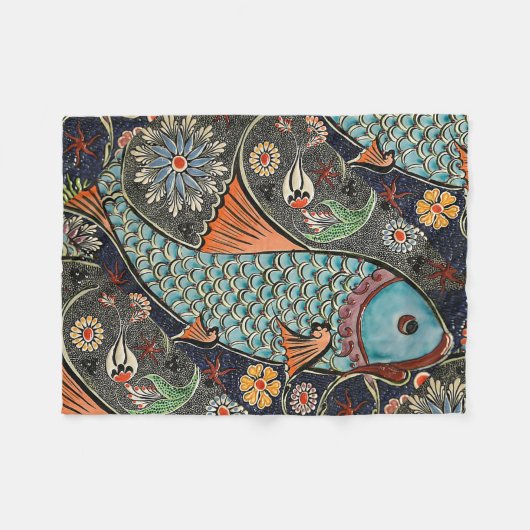 Couverture Polaire Koi Mosaic (Devant (Horizontal))