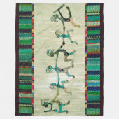 Couverture Polaire KOKOPELLI drôle de famille + vos idées (Devant)