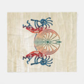 Couverture Polaire KOKOPELLI/HOMME DANS LE LABYRINTHE + vos idées (Devant (Horizontal))