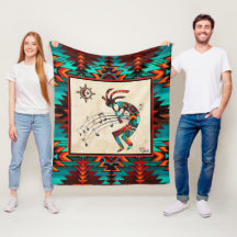 Couverture polaire Kokopelli Sud-Ouest