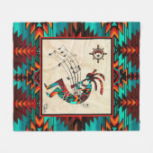 Couverture polaire Kokopelli Sud-Ouest (Devant (Horizontal))