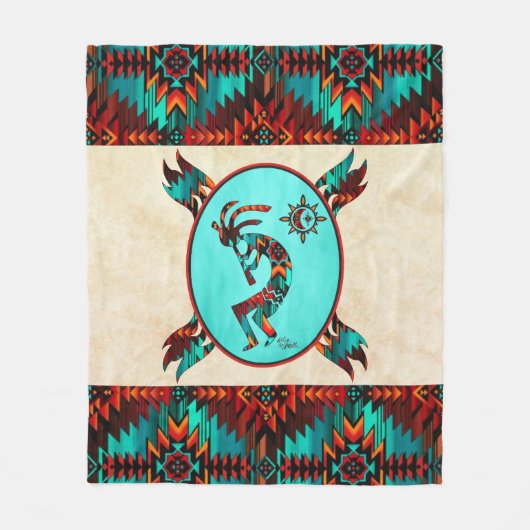 Couverture polaire Kokopelli Sud-Ouest (Devant)