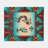Couverture polaire Kokopelli Sud-Ouest (Devant (Horizontal))