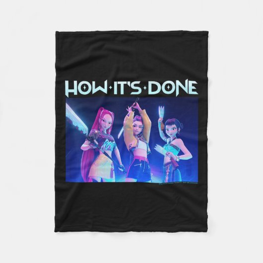 Couverture Polaire Kp Demon Hunters Halloween How It's Done Huntrix G (Devant)