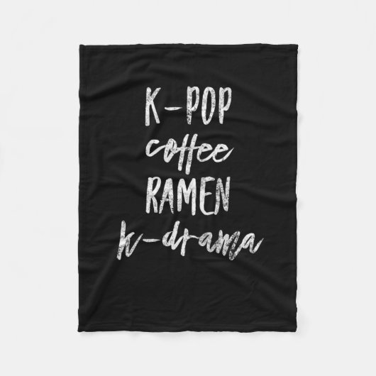 Couverture Polaire Kpop kdrama (Devant)