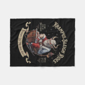 Couverture Polaire Krampus Sleigh Rides (Devant (Horizontal))