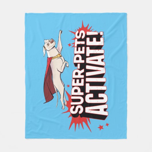 Couverture Polaire Krypto : Super-Animaux Activez ! (Devant)