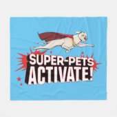 Couverture Polaire Krypto : Super-Animaux Activez ! (Devant (Horizontal))
