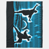 Couverture Polaire Kung Fu Warrior Spirits Fleece Blanket (Devant)