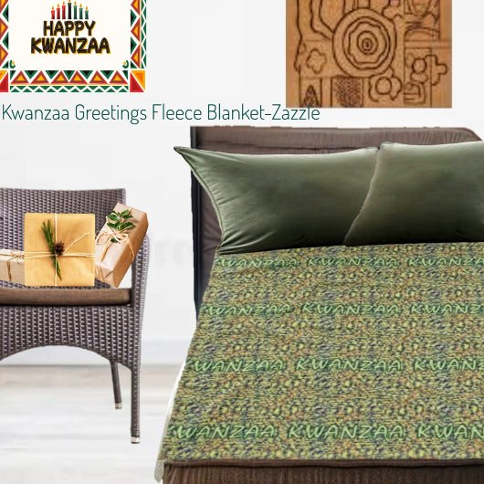 Couverture Polaire Kwanzaa