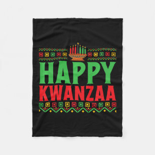 Couverture Polaire Kwanzaa - Happy Kwanzaa