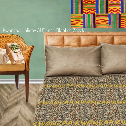 Couverture Polaire Kwanzaa Holiday-31
