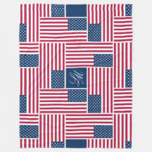 L Monogramme Drapeau Américain Patriotique America
