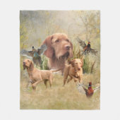 Couverture Polaire La À poils durs hongroise Vizsla (Devant)