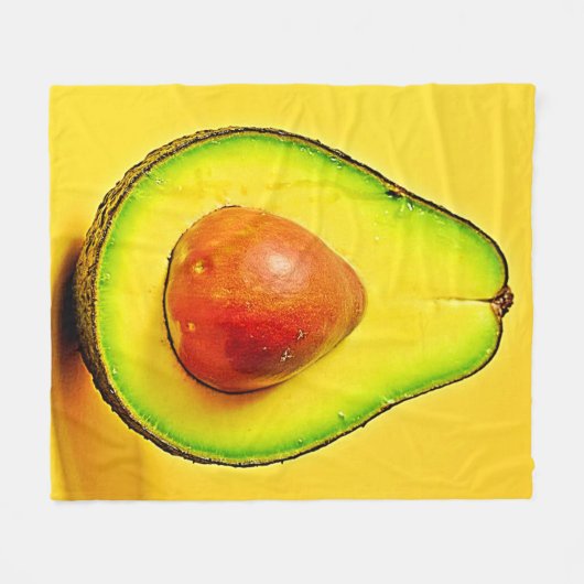Couverture Polaire La beauté d'une conception d'Avocado saine (Devant (Horizontal))