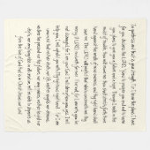 Couverture Polaire La bible de Dieu de promesses exprime la (Devant (Horizontal))