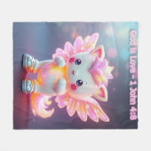 Couverture Polaire La Bible Pals #1 - Nini - Dieu est Amour 1 Jean 4: (Devant (Horizontal))