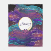 Couverture Polaire La Bienheureuse Ceinture À Jeu (Devant)