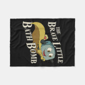 Couverture Polaire La bombe de bain courageuse (Devant (Horizontal))