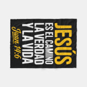 Couverture Polaire La Camisa De Jesus En Espanol Christian Spanish  (Devant (Horizontal))