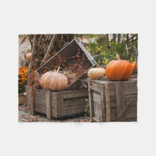 Couverture Polaire La Caroline du Nord, Linville, citrouilles