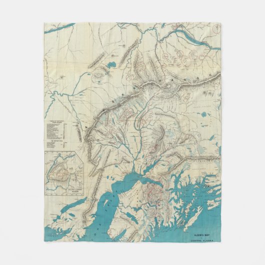 Couverture Polaire La carte de Sleem de l'Alaska central (Devant)