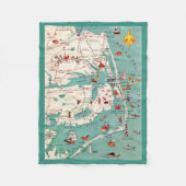 Couverture Polaire La carte des Outer Banks (Devant)