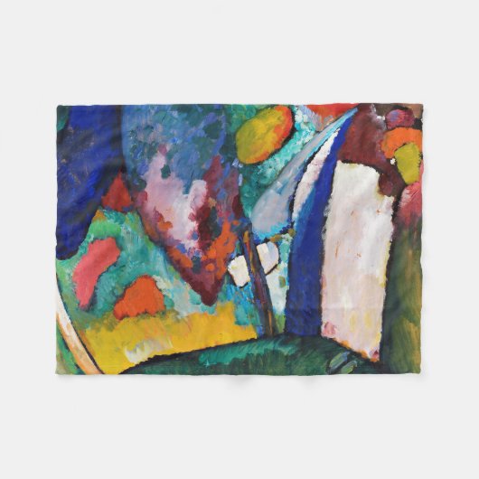 Couverture Polaire La Cascade, Wassily Kandinsky (Devant (Horizontal))