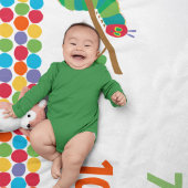 Couverture Polaire La chenille affamée | Jalon mensuel du bébé