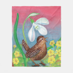 Couverture Polaire La chute de neige et l'oiseau brun convoquent le p