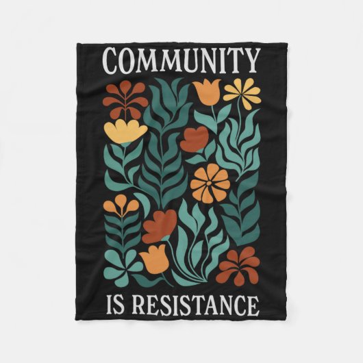 Couverture Polaire La communauté est résistance (Devant)