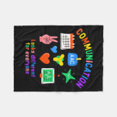Couverture Polaire La communication est différente pour tout le monde (Devant (Horizontal))