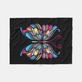 Couverture Polaire la conception papillon (Devant (Horizontal))