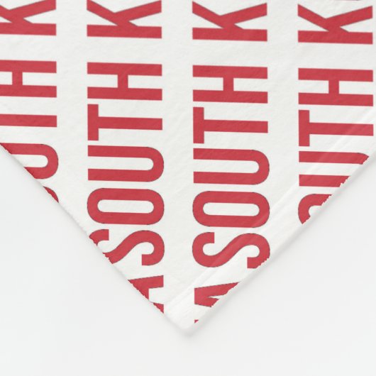 Couverture Polaire La Corée du Sud - Coréen - 대한민국 (Coin)