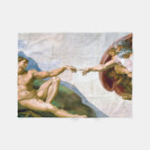 Couverture Polaire La création d'Adam, Michel-Ange, 1508-1512 (Devant (Horizontal))